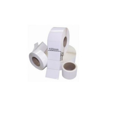 Decal thường in mã vạch, tem nhãn khổ 100x80mm, cuộn 50m